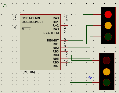 Uygulama 11: Trafik Işığı Programı K S Y K S Y B7 B6 B5 B4