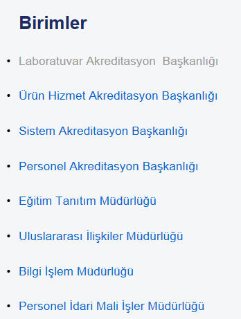 Ulusal Metroloji Sistemi http://www.turkak.org.tr/turkaksite/kurumsalbirimler.