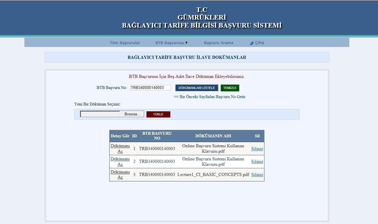 Figür 29 Daha sonra Browse düğmesine basarak yükleyeceğiniz dokümanı bilgisayarınızdan seçiniz.