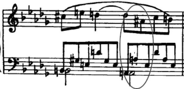 ilişkin bulgular nota kesitleriyle yorumlanmaktadır. 3.3.1 Aleksandr Glazunov Op. 74 No.