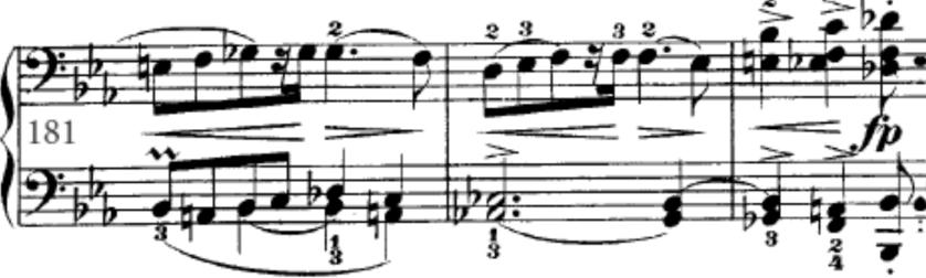 8 Piyano Sonatı Birinci Bölümüne Yönelik Armonik Buluş Bulguları Söz konusu eserde Romantik Döneme ait armonik buluşlara rastlanmamıştır. 3.3.14 Ignaz Moscheles Op.