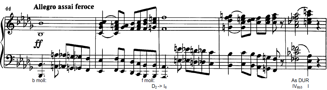 3.22.1 de görülen örnek sonatın giriş kısmının ardından gelen birinci müzikal konudan alınmıştır.
