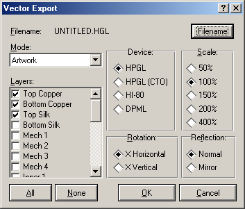 124 4.2.2.9. Export Vector File Çalışma alanının seçilen kısmının vektör dosyası olarak kaydedilmesini sağlar. Device kısmından çıktının hangi formatta olacağı belirlenir.