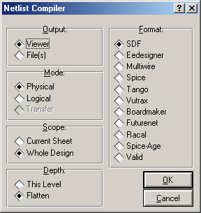 39 Şekil 3.28. Netlist compiler diyalog kutusu 3.2.5.13. Model Compiler Simülasyon için gerekli plan model dosyalarının derlenmesini sağlar. 3.2.5.14.