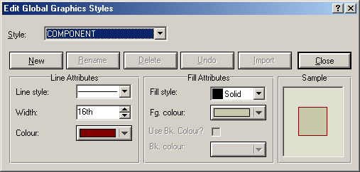 55 Şekil 3.42. Set graph coluors diyalog kutusu 3.2.10.3. Set Graphics Styles 2D grafiklere ilişkin biçim ve renk ayarlarının yapılmasını sağlar. Bu komutun kullanılmasıyla şekil 3.