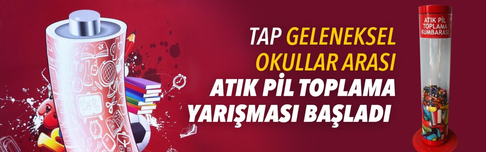 C-) Kampanyanın Hedefleri : Atık pilleri düzenli bir şekilde toplayıp çevreye zarar vermeyecek bir şekilde bertaraf etmek, İlk ve Orta Öğretim okullarında çevre bilincini aşılamak ve böylelikle