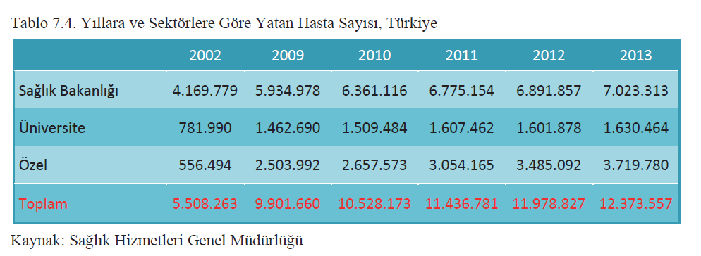 2013 Sağlık