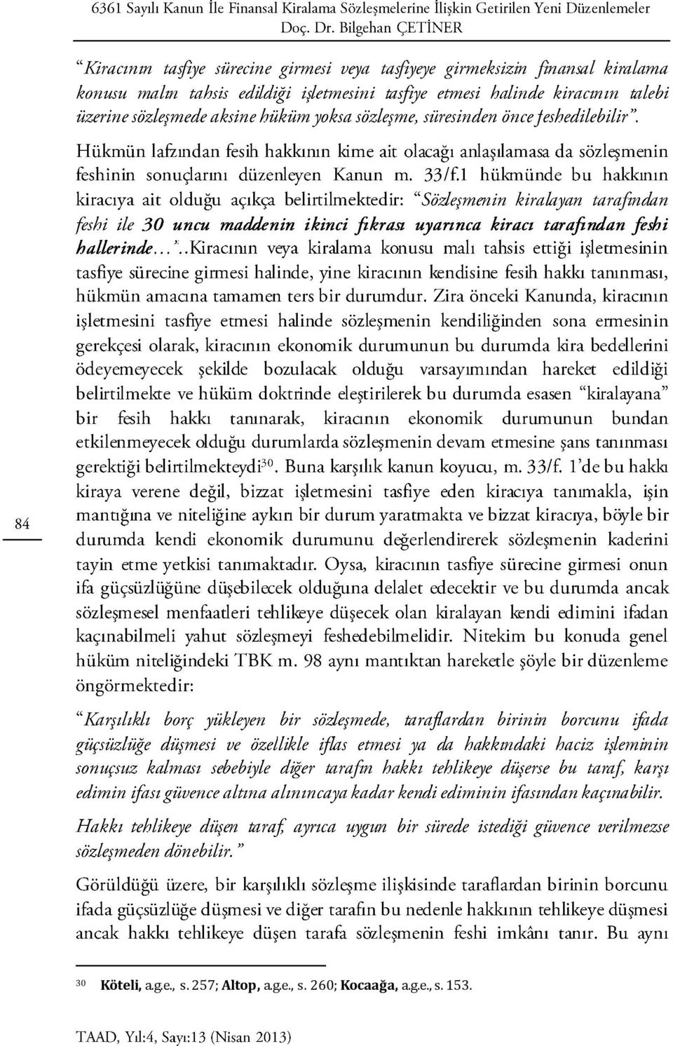 , s. 260; Kocaağa,