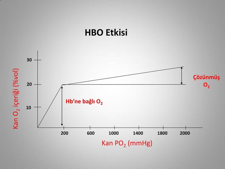 Hb ne bağlı O 2 200 600 1000