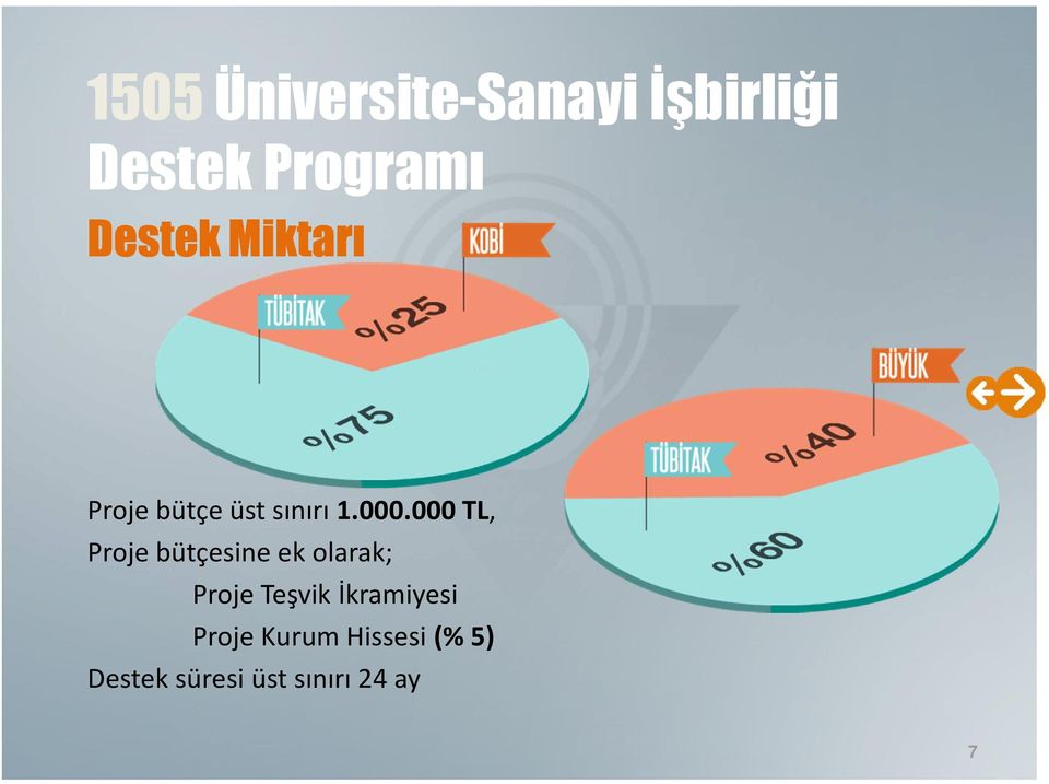 000 TL, Proje bütçesine ek olarak; Proje Teşvik