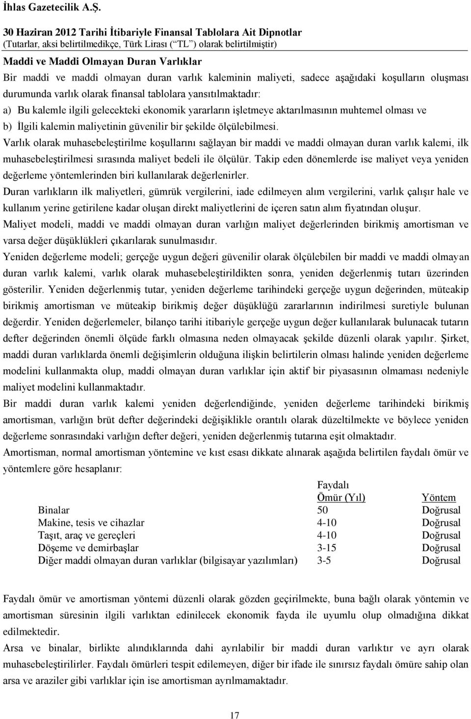 Varlık olarak muhasebeleştirilme koşullarını sağlayan bir maddi ve maddi olmayan duran varlık kalemi, ilk muhasebeleştirilmesi sırasında maliyet bedeli ile ölçülür.