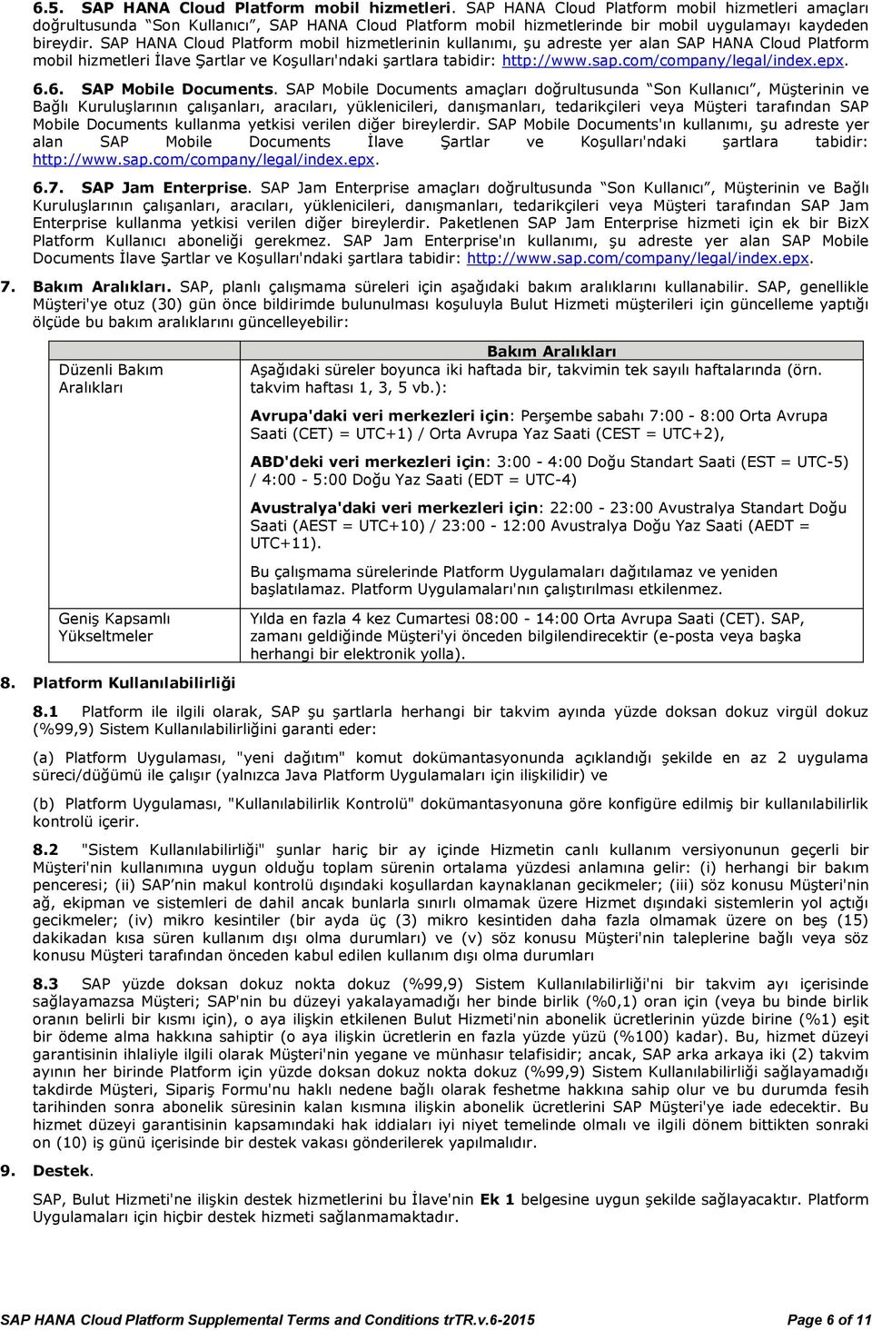 6. SAP Mobile Documents.