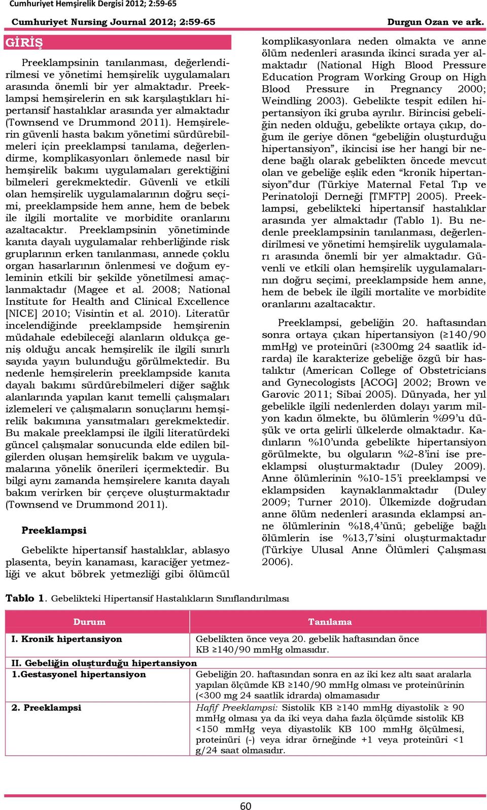 Hemşirelerin güvenli hasta bakım yönetimi sürdürebilmeleri için preeklampsi tanılama, değerlendirme, komplikasyonları önlemede nasıl bir hemşirelik bakımı uygulamaları gerektiğini bilmeleri