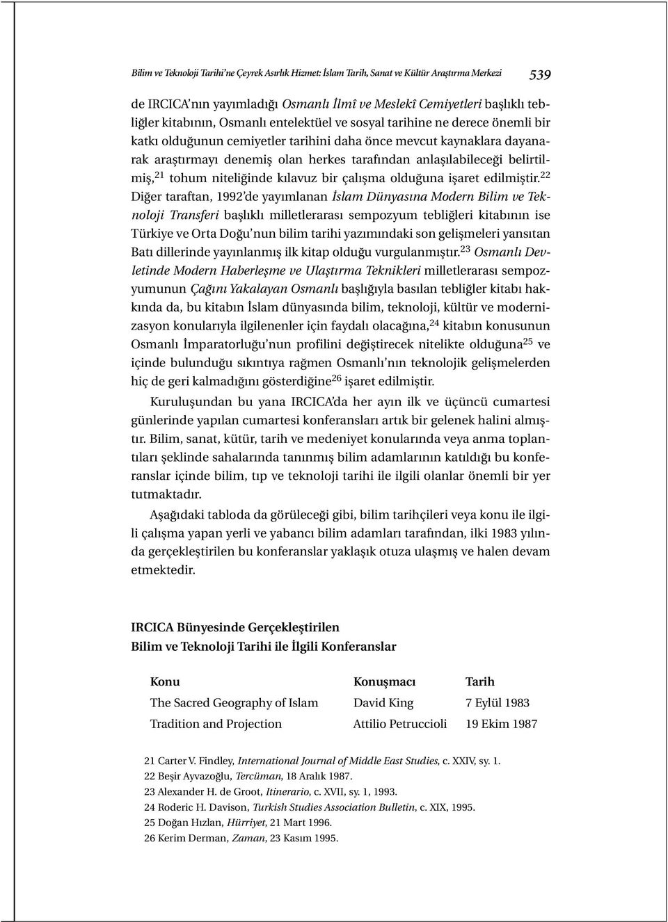 belirtilmiş, 21 tohum niteliğinde kılavuz bir çalışma olduğuna işaret edilmiştir.