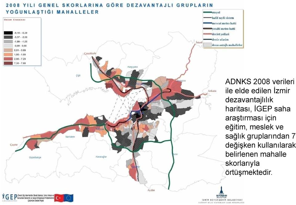 için eğitim, meslek ve sağlık gruplarından 7