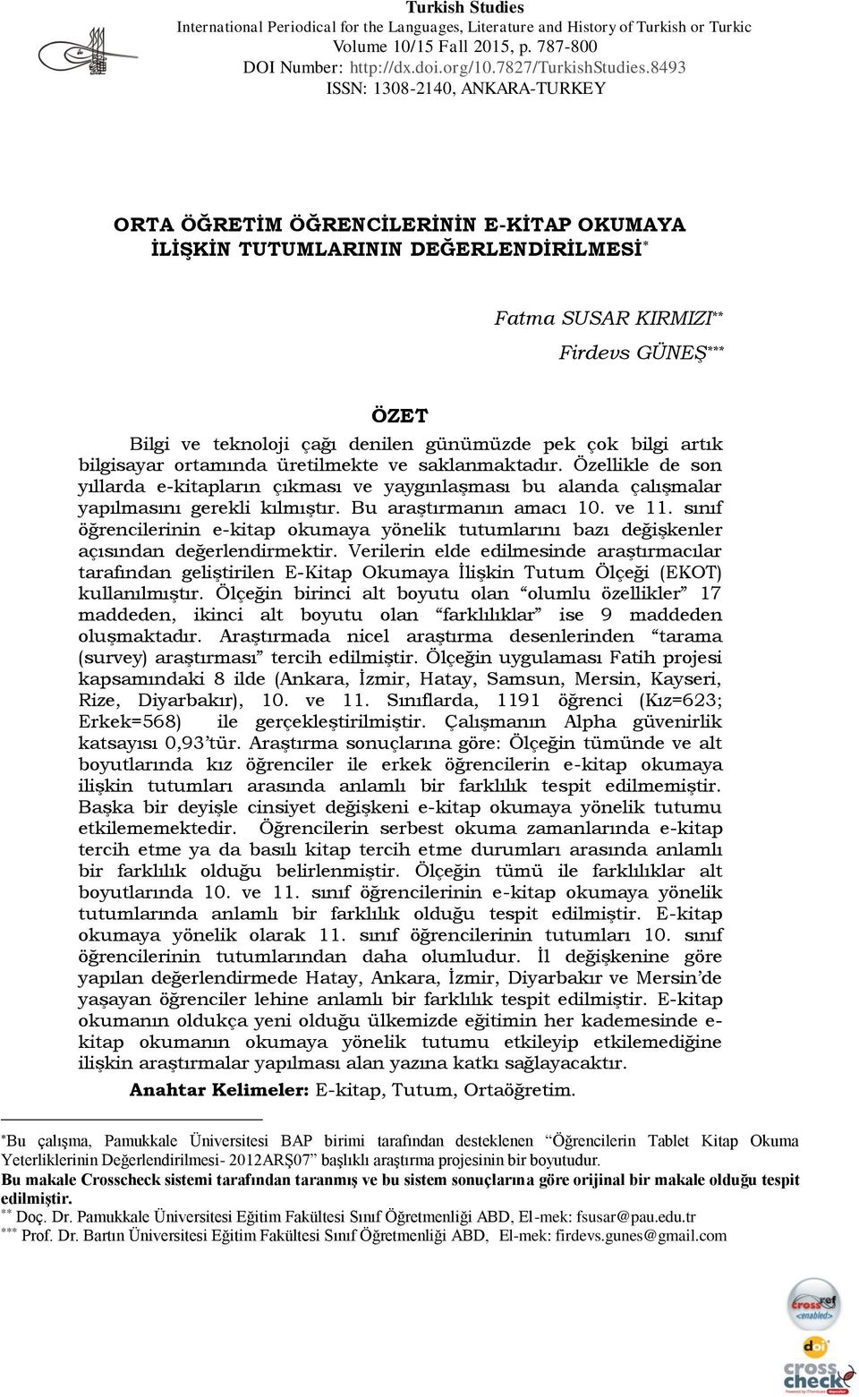 günümüzde pek çok bilgi artık bilgisayar ortamında üretilmekte ve saklanmaktadır. Özellikle de son yıllarda e-kitapların çıkması ve yaygınlaşması bu alanda çalışmalar yapılmasını gerekli kılmıştır.