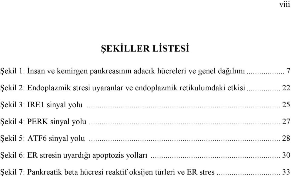 .. 22 Şekil 3: IRE1 sinyal yolu... 25 Şekil 4: PERK sinyal yolu... 27 Şekil 5: ATF6 sinyal yolu.