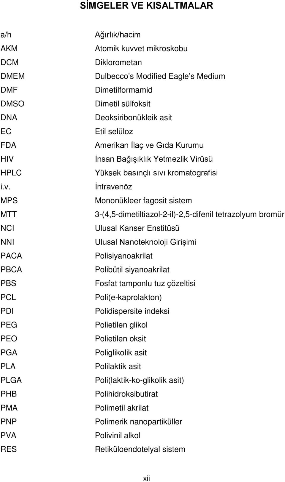 Deoksiribonükleik asit Etil selüloz Amerikan İlaç ve Gıda Kurumu İnsan Bağışıklık Yetmezlik Virüsü Yüksek basınçlı sıvı kromatografisi İntravenöz Mononükleer fagosit sistem