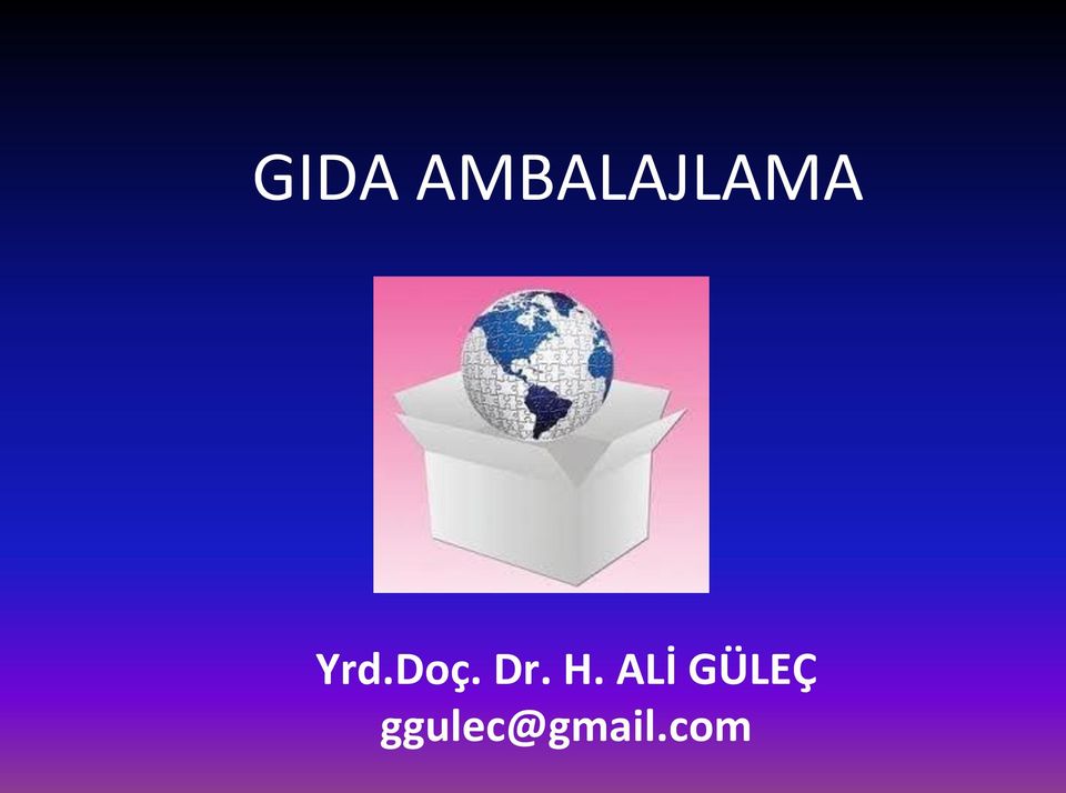 Yrd.Doç. Dr. H.