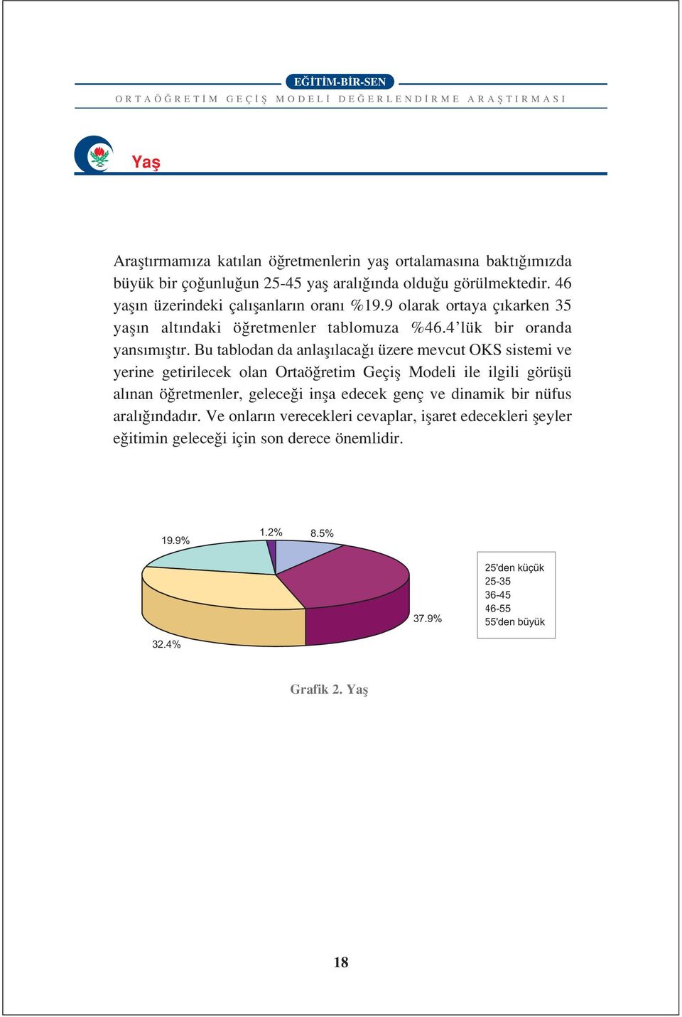 Bu tablodan da anlafl laca üzere mevcut OKS sistemi ve yerine getirilecek olan Ortaö retim Geçifl Modeli ile ilgili görüflü al nan ö retmenler, gelece i infla edecek