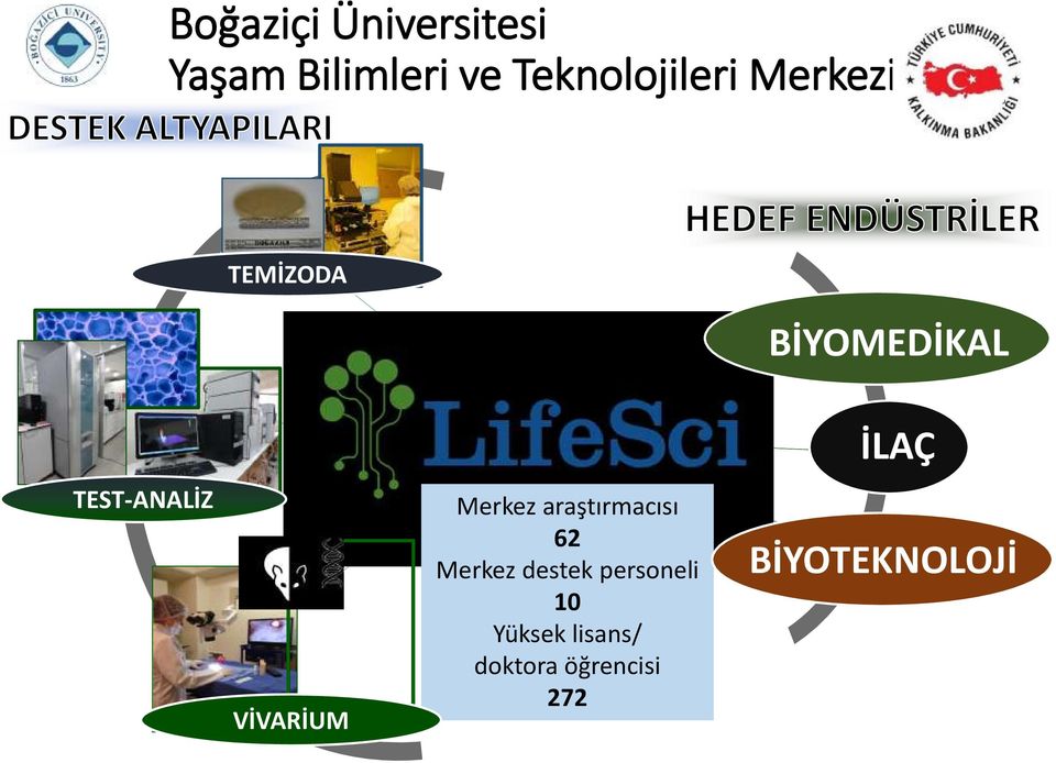 TEST-ANALİZ VİVARİUM Merkez araştırmacısı 62 Merkez