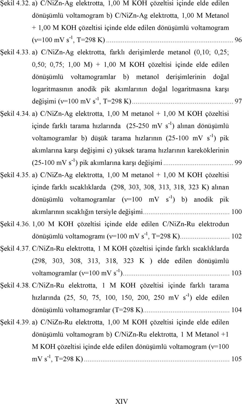 mv s -1, T=298 K)... 96 Şekil 4.33.