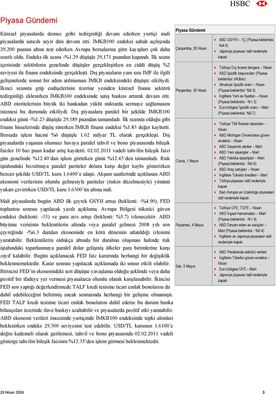 İlk seans içerisinde sektörlerin genelinde düşüşler gerçekleşirken en ciddi düşüş %2 seviyesi ile finans endeksinde gerçekleşti.