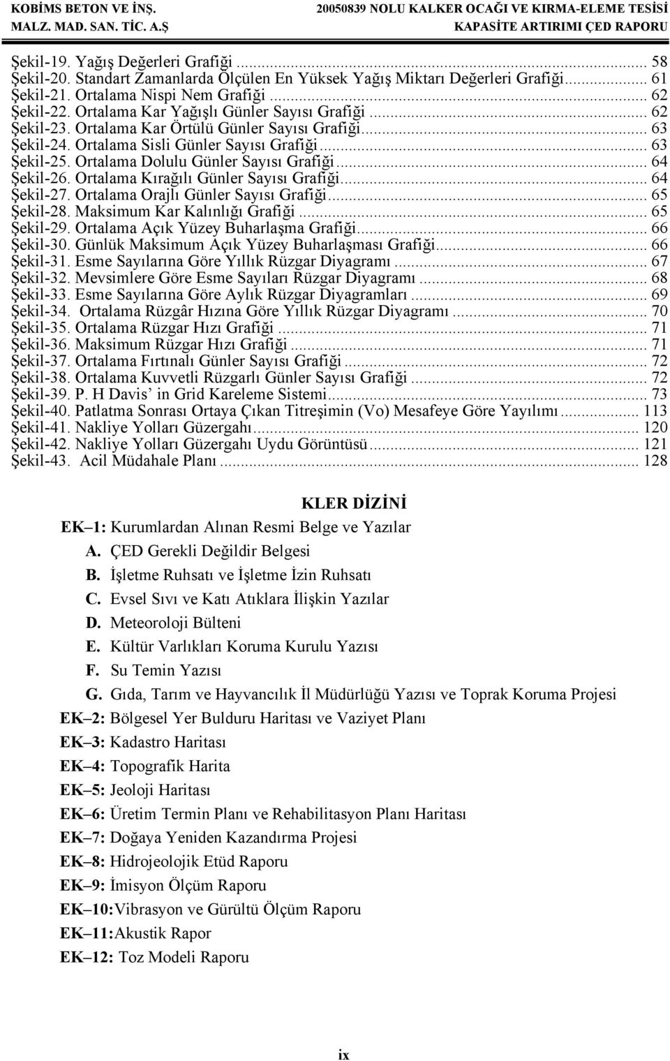 Ortalama Dolulu Günler Sayısı Grafiği... 64 Şekil-26. Ortalama Kırağılı Günler Sayısı Grafiği... 64 Şekil-27. Ortalama Orajlı Günler Sayısı Grafiği... 65 Şekil-28. Maksimum Kar Kalınlığı Grafiği.