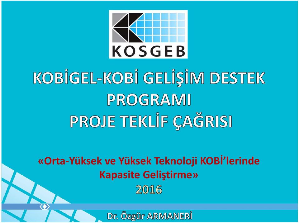 KOBİ lerinde