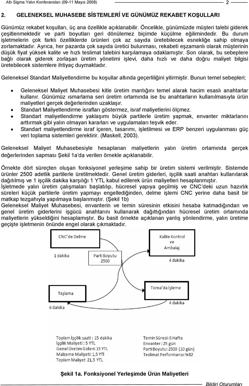 Bu durum işletmelerin çok farklı özelliklerde ürünleri çok az sayıda üretebilecek esnekliğe sahip olmaya zorlamaktadır.