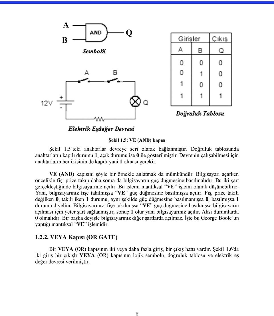 Bilgisayarı açarken öncelikle fişi prize takıp daha sonra da bilgisayarın güç düğmesine basılmalıdır. Bu iki şart gerçekleştiğinde bilgisayarınız açılır.