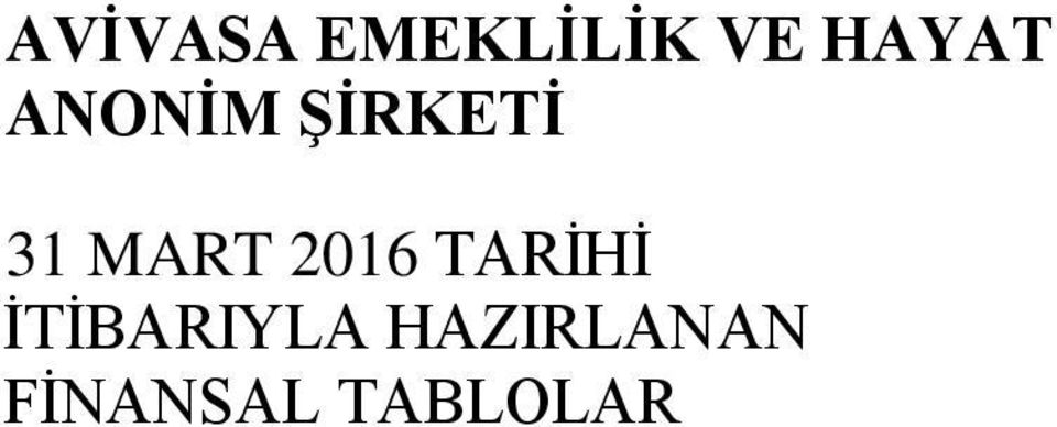 MART 2016 TARİHİ