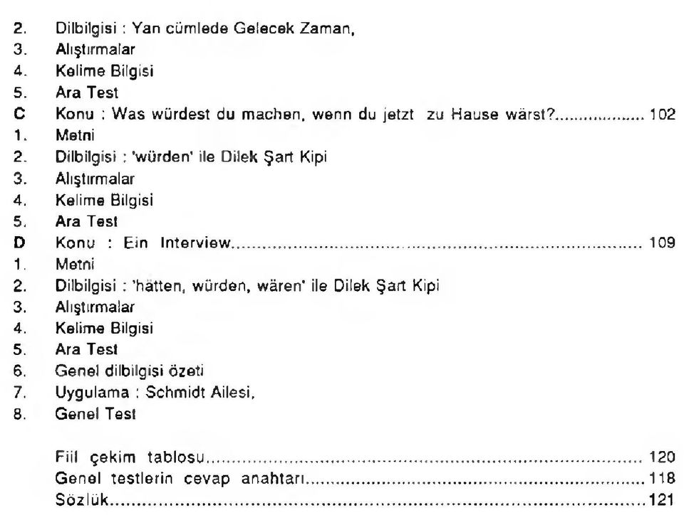 Ara Test D Konu : Ein Intervievv...... 1. Metni 2. Dilbilgisi : hatten, vvürden, wâren ile Dilek Şart Kipi 3. Alıştırmalar 4.