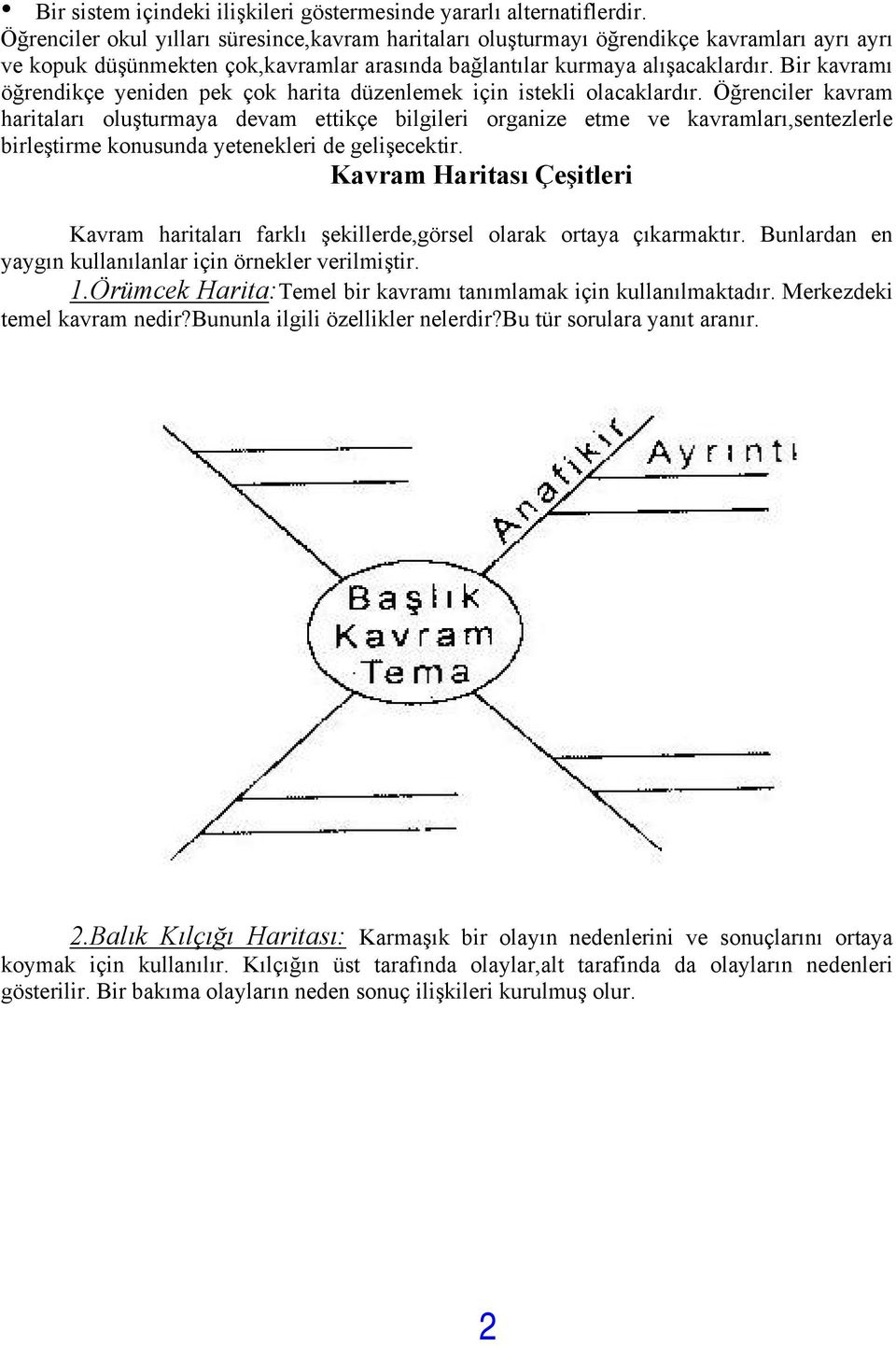 Bir kavramı öğrendikçe yeniden pek çok haria düzenlemek için isekli olacaklardır.