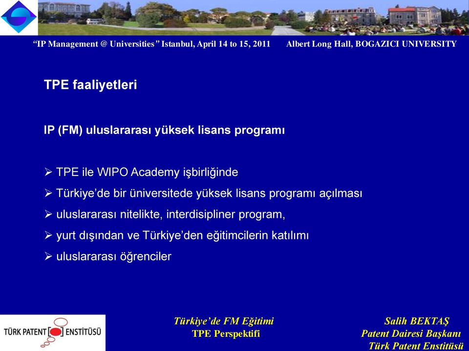 programı açılması uluslararası nitelikte, interdisipliner program,