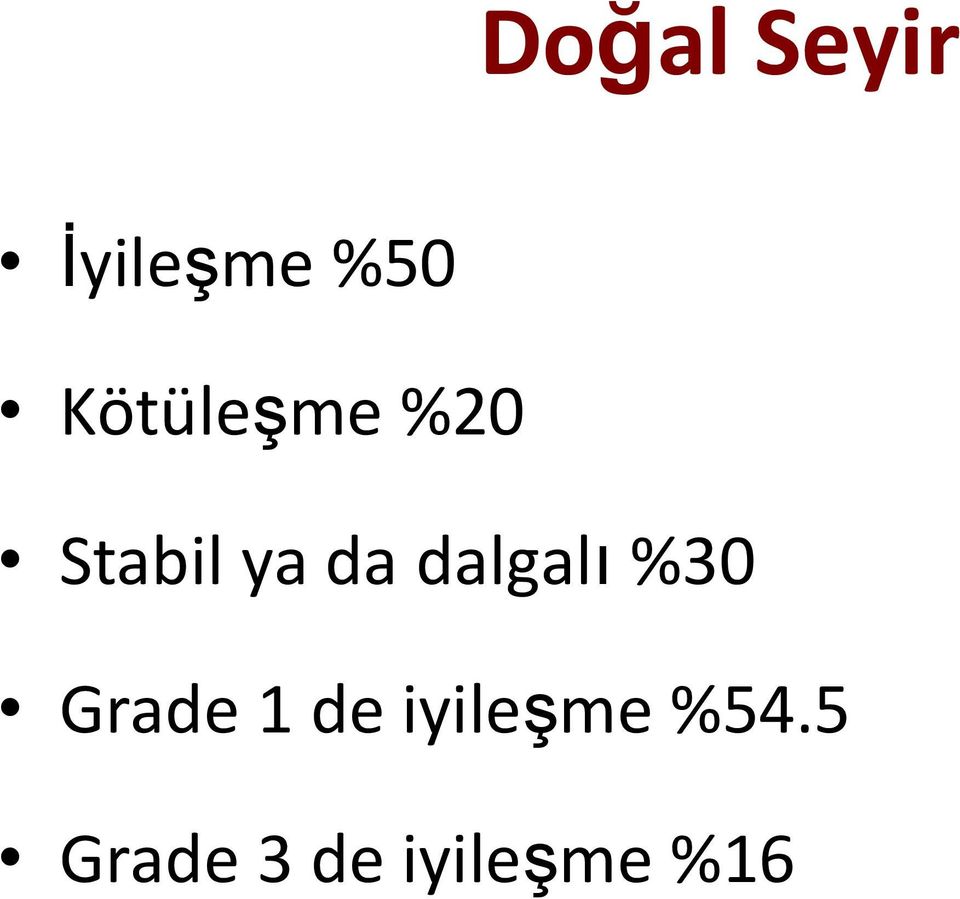 dalgalı %30 Grade 1 de