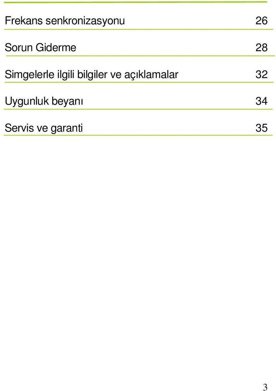 bilgiler ve açıklamalar 32