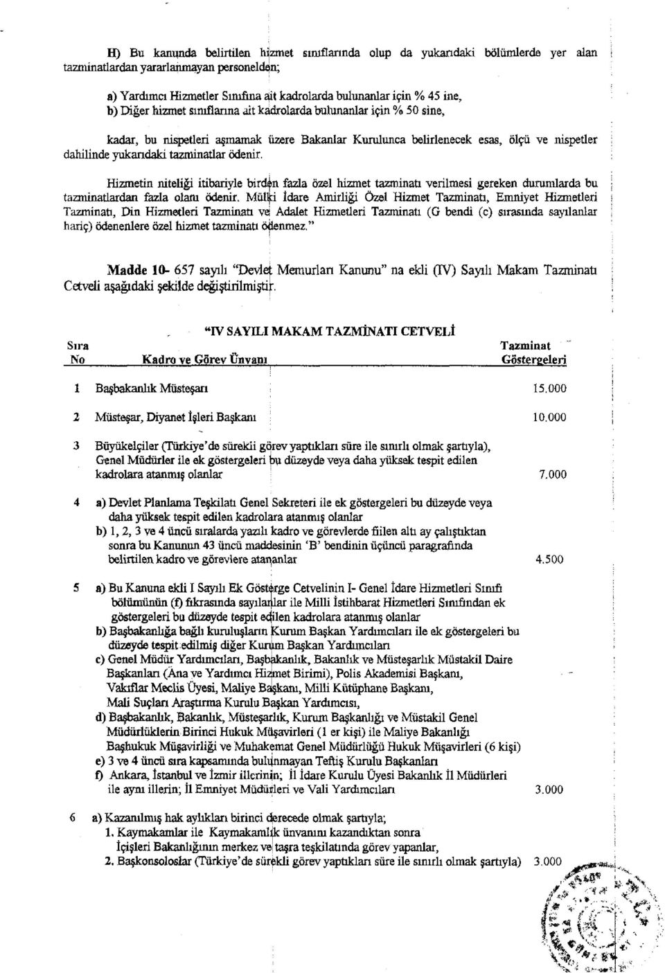 Hizmetin niteliği itibariyle birde: m fazla özel hizmet tazminatı verilmesi gereken durumlarda bu tazminatlardan fazla olanı ödenir.