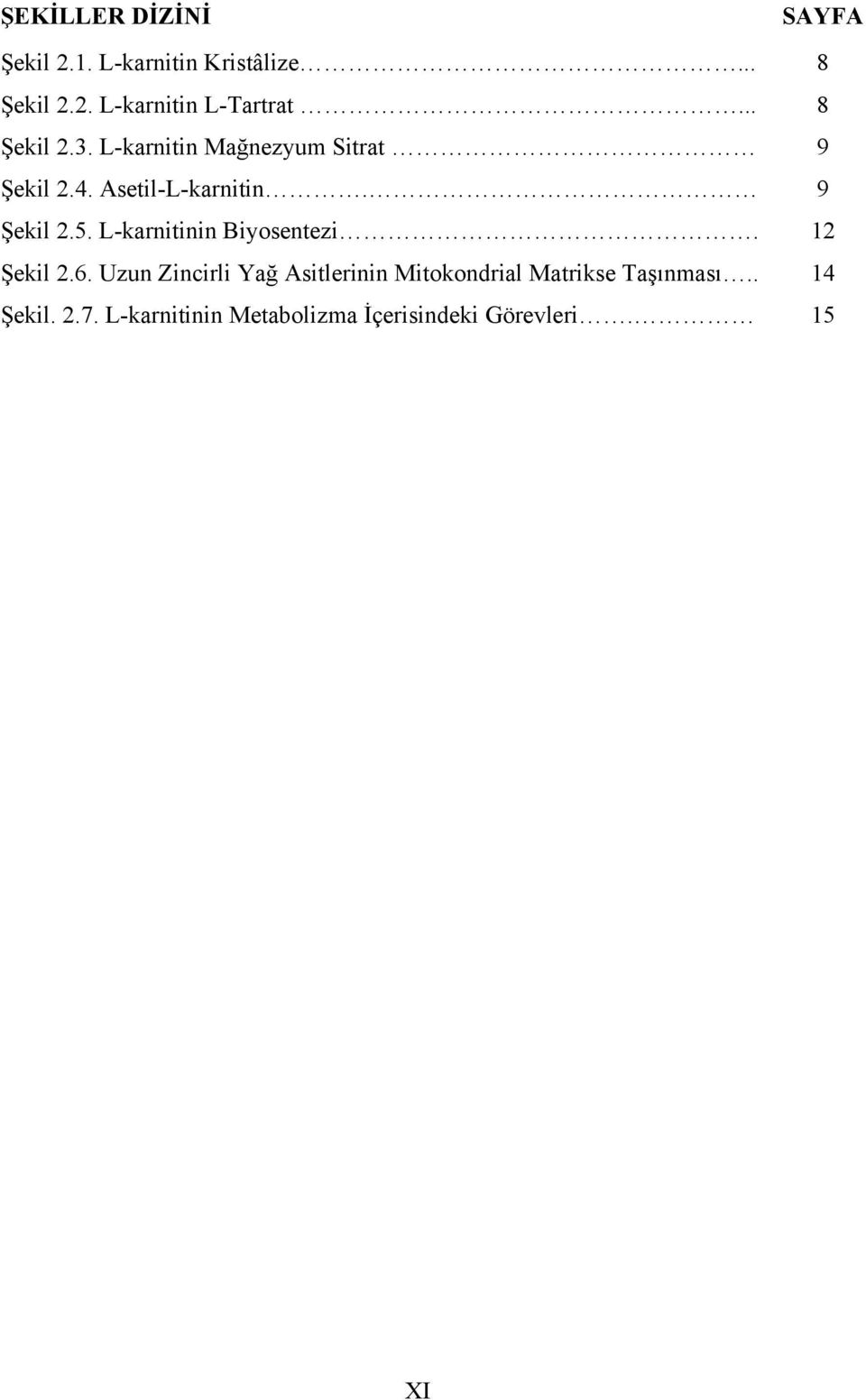 L-karnitinin Biyosentezi. 12 Şekil 2.6.