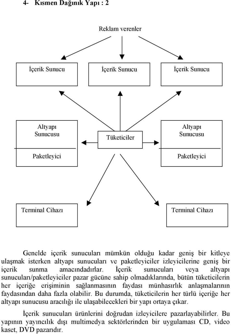 İçerik sunucuları veya altyapı sunucuları/paketleyiciler pazar gücüne sahip olmadıklarında, bütün tüketicilerin her içeriğe erişiminin sağlanmasının faydası münhasırlık anlaşmalarının faydasından