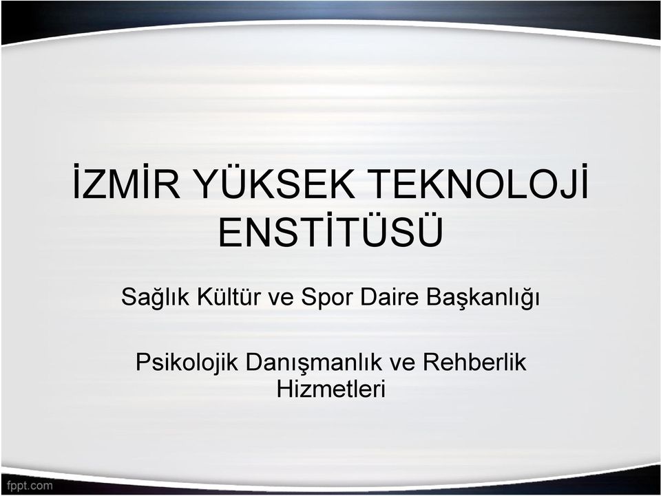 Spor Daire Başkanlığı