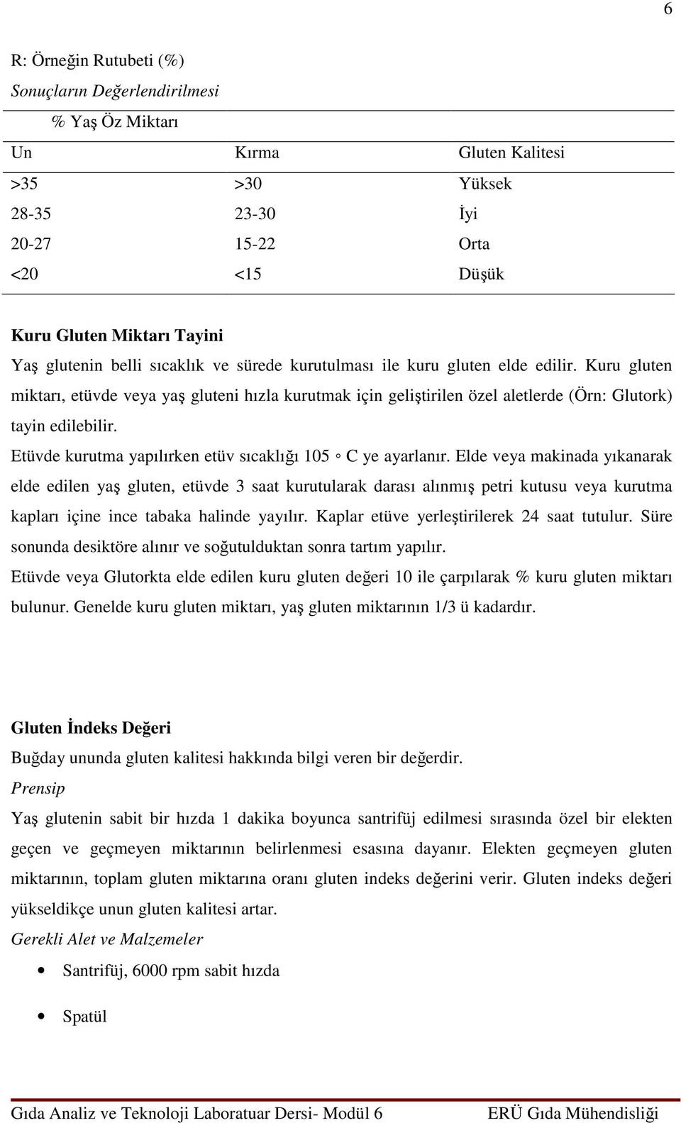 Etüvde kurutma yapılırken etüv sıcaklığı 105 C ye ayarlanır.