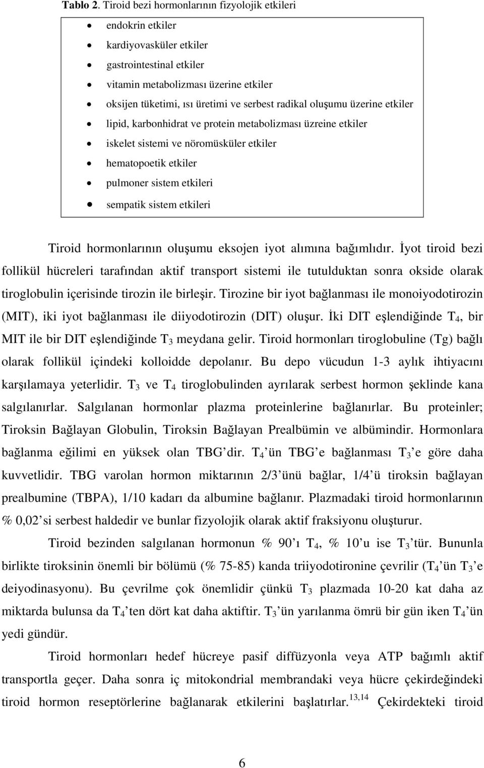 oluşumu üzerine etkiler lipid, karbonhidrat ve protein metabolizması üzreine etkiler iskelet sistemi ve nöromüsküler etkiler hematopoetik etkiler pulmoner sistem etkileri sempatik sistem etkileri