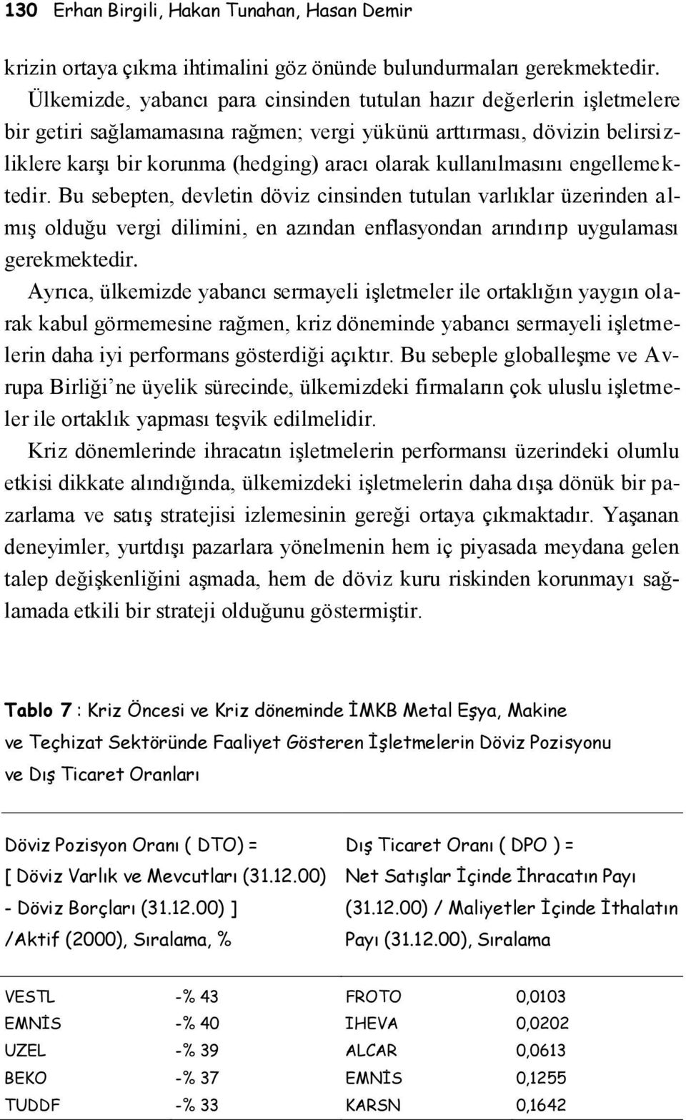 kullanılmasını engellemektedir. Bu sebepten, devletin döviz cinsinden tutulan varlıklar üzerinden almış olduğu vergi dilimini, en azından enflasyondan arındırıp uygulaması gerekmektedir.