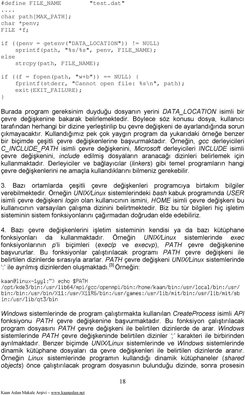 program gereksinim duyduğu dosyanın yerini DATA_LOCATION isimli bir çevre değişkenine bakarak belirlemektedir.