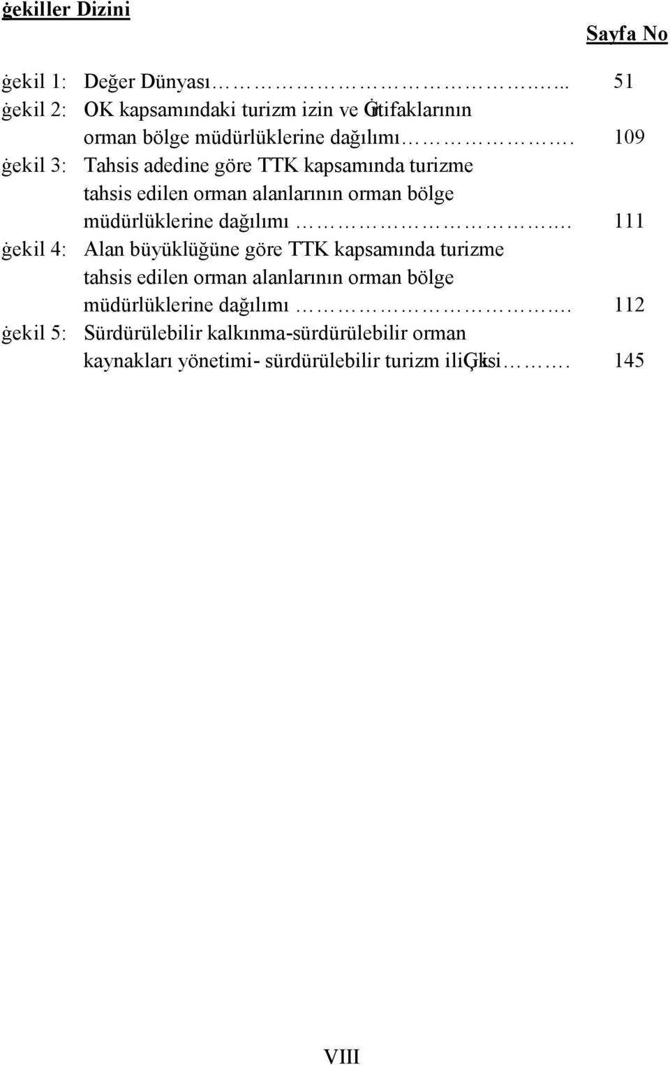 109 ġekil 3: Tahsis adedine göre TTK kapsamında turizme tahsis edilen orman alanlarının orman bölge müdürlüklerine dağılımı.