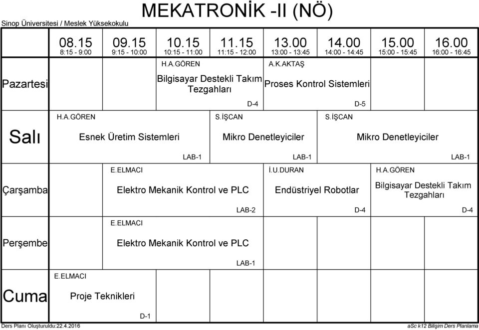 İŞCAN Mikro Denetleyiciler H.A.GÖREN Elektro Mekanik Kontrol ve PLC Endüstriyel