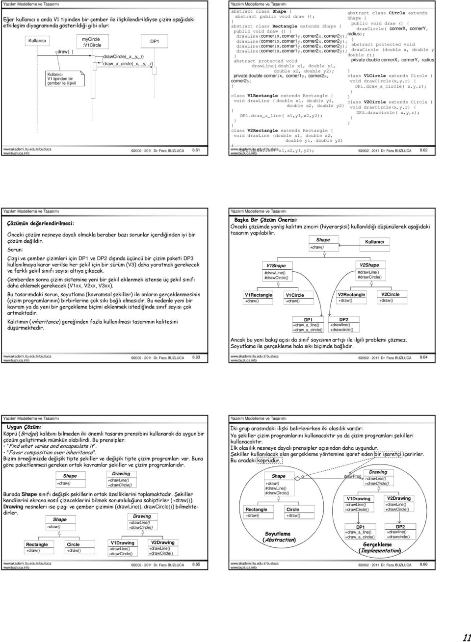 6 abstract class Shape abstract public void draw (); abstract class Rectangle extends Shape public void draw () drawline(cornerx,cornery,corner2x,corner2y);