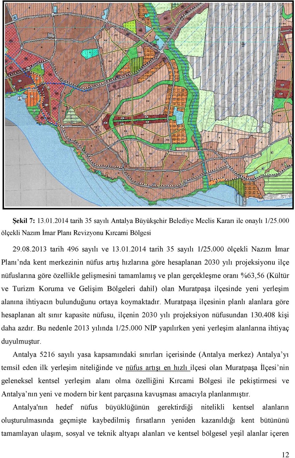 (Kültür ve Turizm Koruma ve Gelişim Bölgeleri dahil) olan Muratpaşa ilçesinde yeni yerleşim alanına ihtiyacın bulunduğunu ortaya koymaktadır.