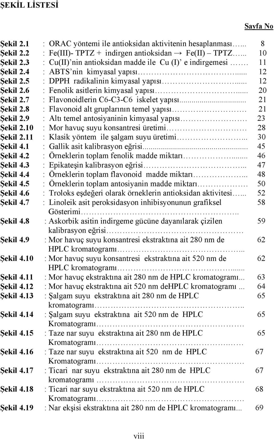 .. : Fe(III)- TPTZ + indirgen antioksidan Fe(II) TPTZ... : Cu(II) nin antioksidan madde ile Cu (I) e indirgemesi. : ABTS nin kimyasal yapısı... : DPPH radikalinin kimyasal yapısı.